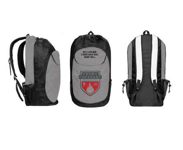 Gear Bag, New Covenant Christian School Basketball, Men's Basketball, Teamtime, Team time, sublimation, custom sports apparel, team uniforms, spirit wear, spiritwear, sports uniforms, custom shirts, team store, custom team store, fundraiser sports, apparel fundraiser