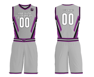 Womens Reversible Basketball Jersey, York South Silver Knights Basketball, Men's Basketball, Teamtime, Team time, sublimation, custom sports apparel, team uniforms, spirit wear, spiritwear, sports uniforms, custom shirts, team store, custom team store, fundraiser sports, apparel fundraiser