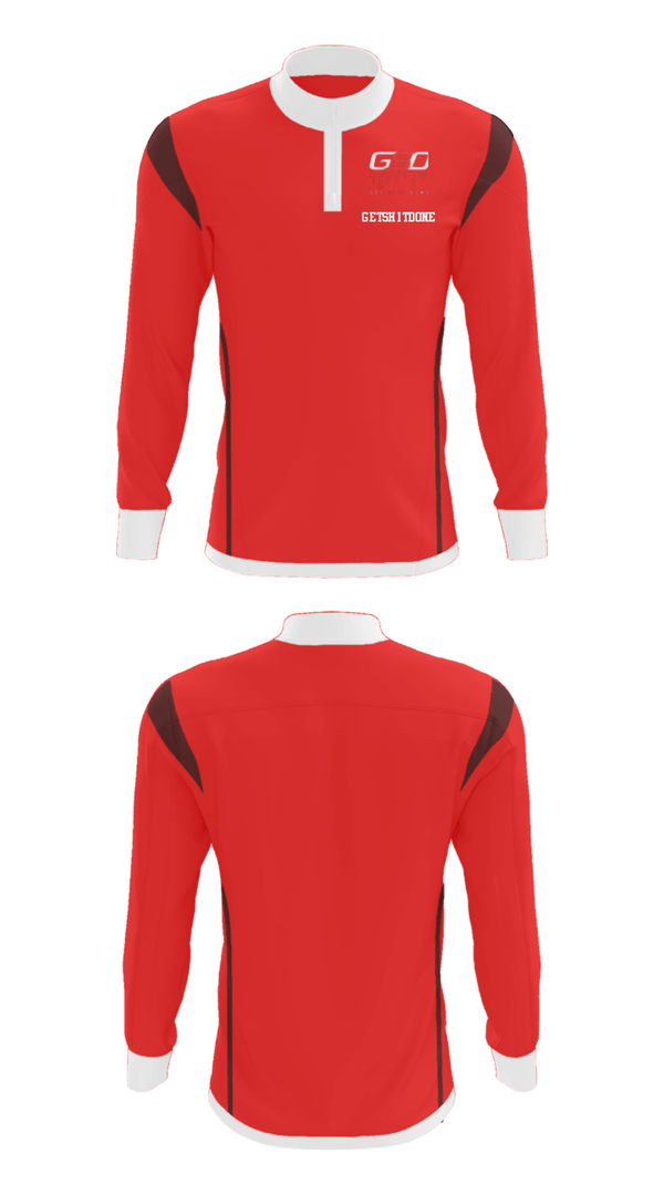 Quarter Zip Jacket, GetShitDone, E-Sports, Teamtime, Team time, sublimation, custom sports apparel, team uniforms, spirit wear, spiritwear, sports uniforms, custom shirts, team store, custom team store, fundraiser sports, apparel fundraiser