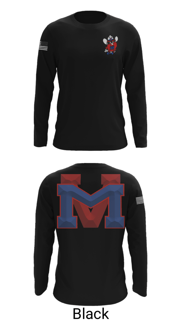 Long Sleeve Performance Shirt, Medicine Valley High School Wrestling, Wrestling, Teamtime, Team time, sublimation, custom sports apparel, team uniforms, spirit wear, spiritwear, sports uniforms, custom shirts, team store, custom team store, fundraiser sports, apparel fundraiser