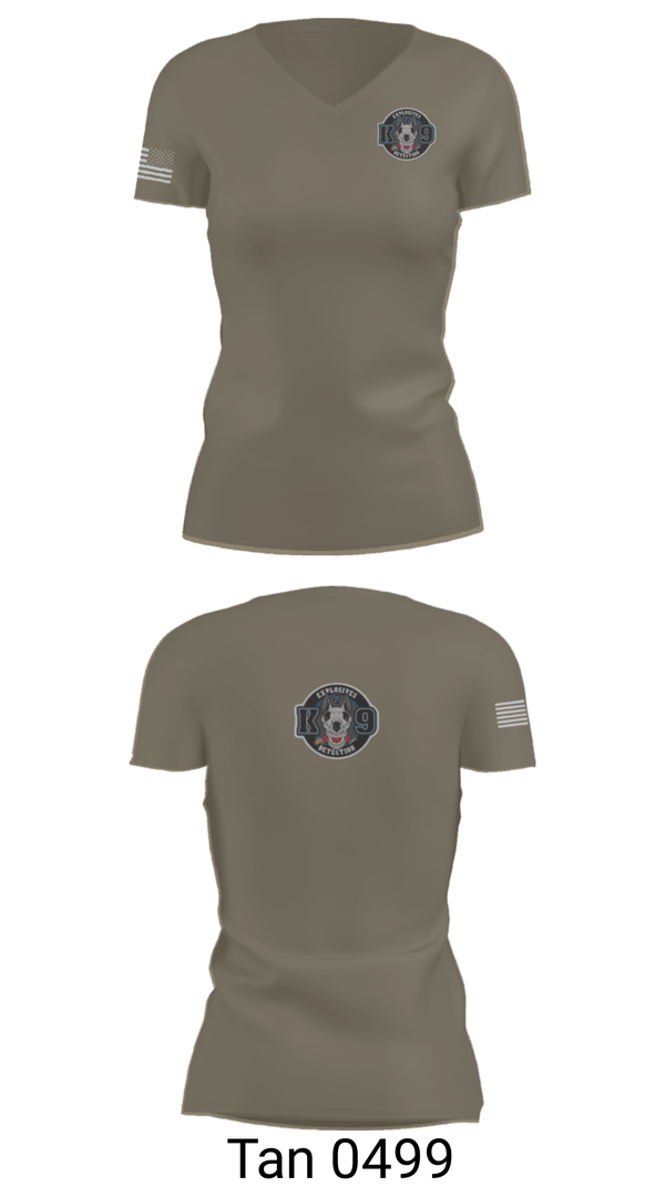 Women's Short Sleeve Vneck Shirt, , Police, Teamtime, Team time, sublimation, custom sports apparel, team uniforms, spirit wear, spiritwear, sports uniforms, custom shirts, team store, custom team store, fundraiser sports, apparel fundraiser