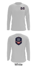 Manvel High School Swimming 12453838 Long Sleeve Performance Shirt - 4