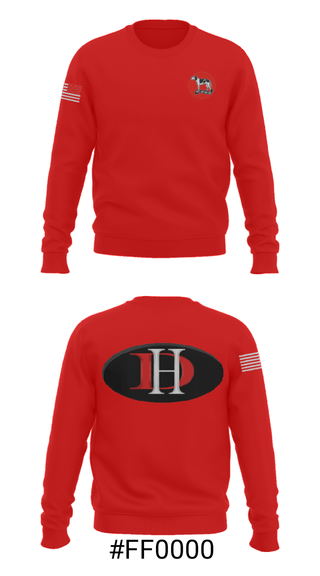 Crew Neck Sweatshirt, Aurora Junior High School Basketball, Men's Basketball, Teamtime, Team time, sublimation, custom sports apparel, team uniforms, spirit wear, spiritwear, sports uniforms, custom shirts, team store, custom team store, fundraiser sports, apparel fundraiser