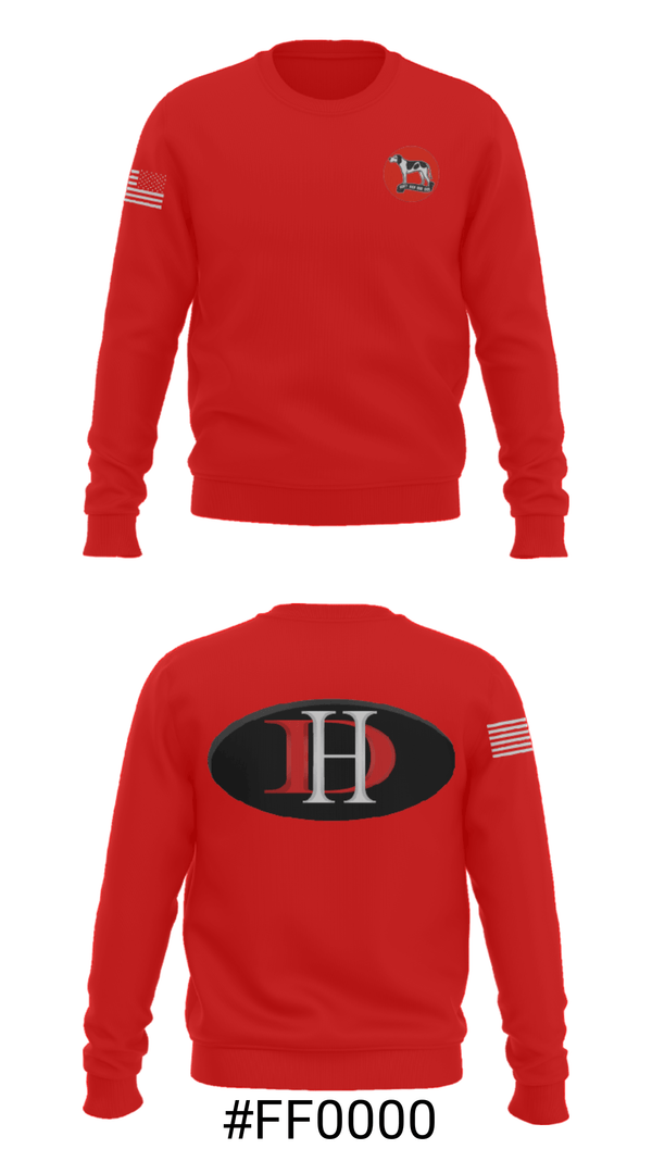 Crew Neck Sweatshirt, Aurora Junior High School Basketball, Men's Basketball, Teamtime, Team time, sublimation, custom sports apparel, team uniforms, spirit wear, spiritwear, sports uniforms, custom shirts, team store, custom team store, fundraiser sports, apparel fundraiser