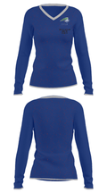 North Carolina Amateur Sports 80522235 Women's Long Sleeve V-neck Shirt - 33