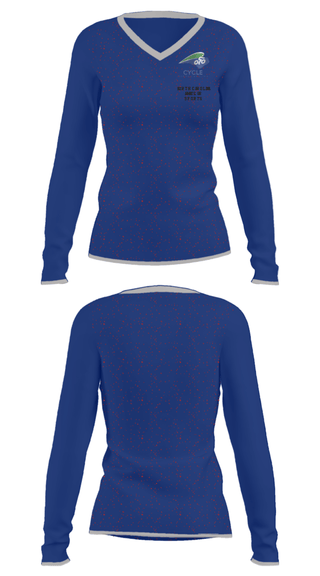Women's Long Sleeve Vneck Shirt, North Carolina Amateur Sports, Spirit Store, Teamtime, Team time, sublimation, custom sports apparel, team uniforms, spirit wear, spiritwear, sports uniforms, custom shirts, team store, custom team store, fundraiser sports, apparel fundraiser