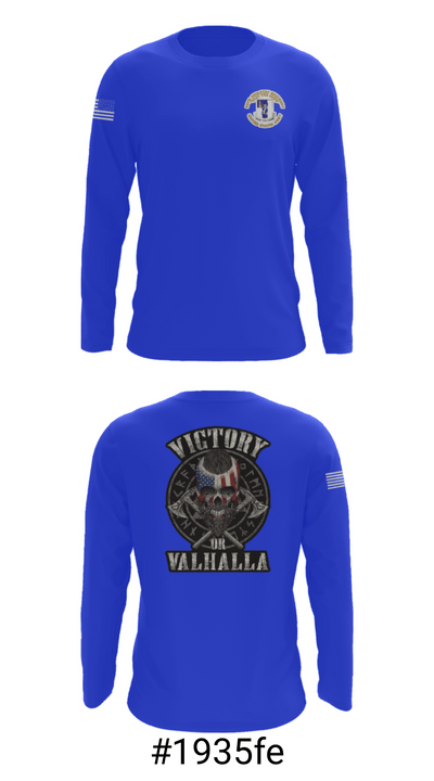 1-50 infantry battalion 87663685 Long Sleeve Performance Shirt - 3