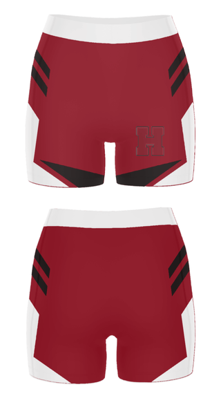 Women's Compression Shorts, Havana Junior High School, Spirit Store, Teamtime, Team time, sublimation, custom sports apparel, team uniforms, spirit wear, spiritwear, sports uniforms, custom shirts, team store, custom team store, fundraiser sports, apparel fundraiser