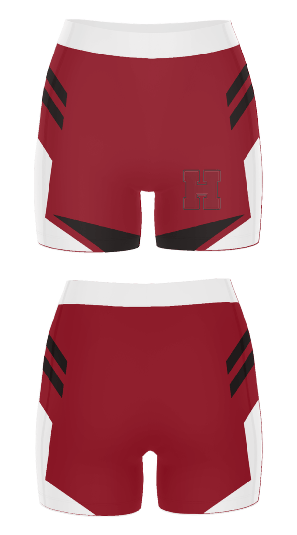 Women's Compression Shorts, Havana Junior High School, Spirit Store, Teamtime, Team time, sublimation, custom sports apparel, team uniforms, spirit wear, spiritwear, sports uniforms, custom shirts, team store, custom team store, fundraiser sports, apparel fundraiser