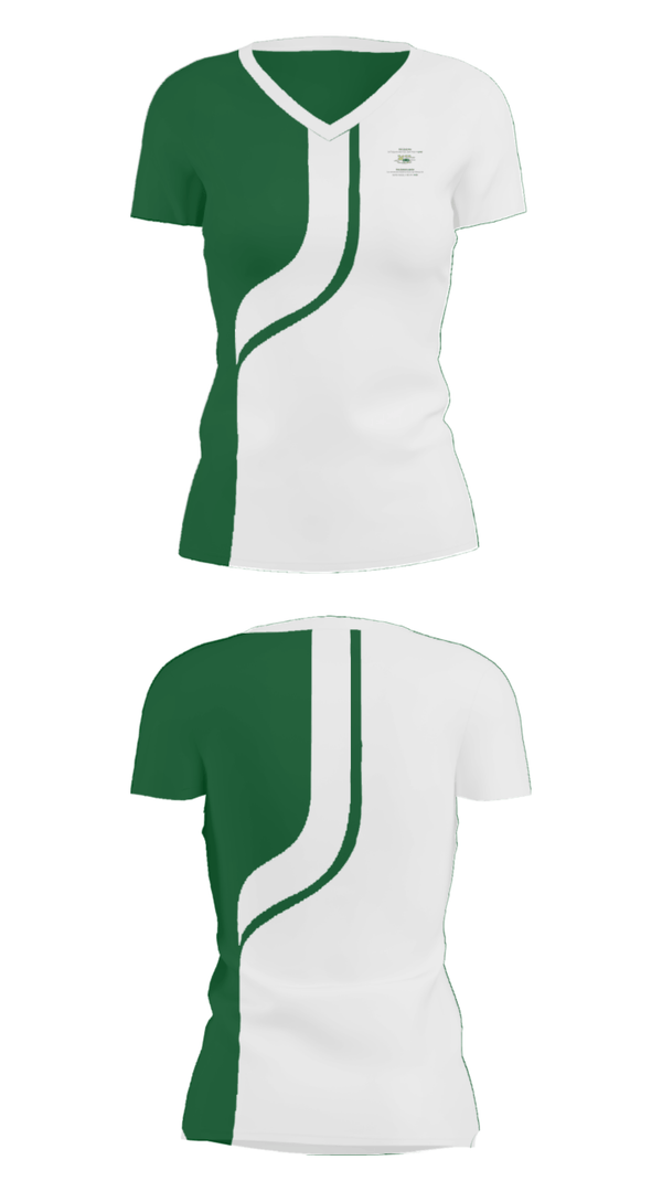 Women's Short Sleeve Vneck Shirt, Early Childhood Education Center, Spirit Store, Teamtime, Team time, sublimation, custom sports apparel, team uniforms, spirit wear, spiritwear, sports uniforms, custom shirts, team store, custom team store, fundraiser sports, apparel fundraiser