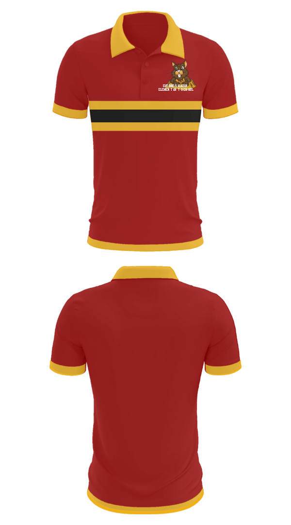 Short Sleeve Performance Polo, Eutimio Salazar Elementary School, Spirit Store, Teamtime, Team time, sublimation, custom sports apparel, team uniforms, spirit wear, spiritwear, sports uniforms, custom shirts, team store, custom team store, fundraiser sports, apparel fundraiser