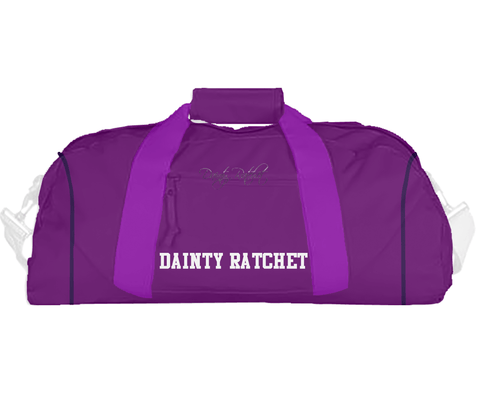 Duffle Bag, Dainty Ratchet, , Teamtime, Team time, sublimation, custom sports apparel, team uniforms, spirit wear, spiritwear, sports uniforms, custom shirts, team store, custom team store, fundraiser sports, apparel fundraiser