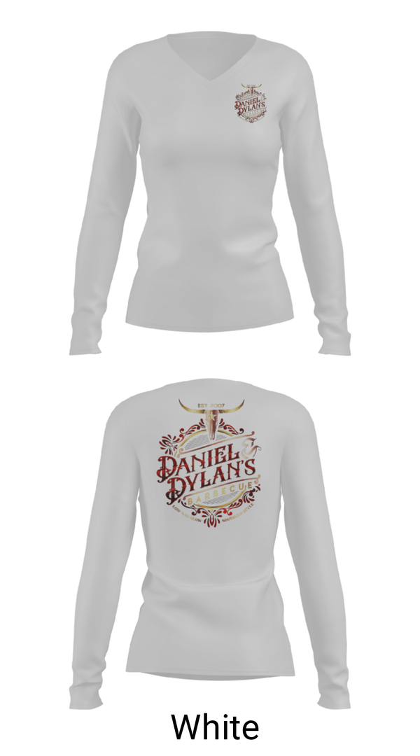 Women's Long Sleeve Vneck Shirt, , Space Force, Teamtime, Team time, sublimation, custom sports apparel, team uniforms, spirit wear, spiritwear, sports uniforms, custom shirts, team store, custom team store, fundraiser sports, apparel fundraiser