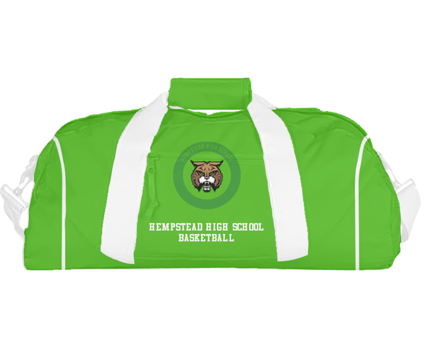 Duffle Bag, Hempstead High School Basketball, Women's Basketball, Teamtime, Team time, sublimation, custom sports apparel, team uniforms, spirit wear, spiritwear, sports uniforms, custom shirts, team store, custom team store, fundraiser sports, apparel fundraiser