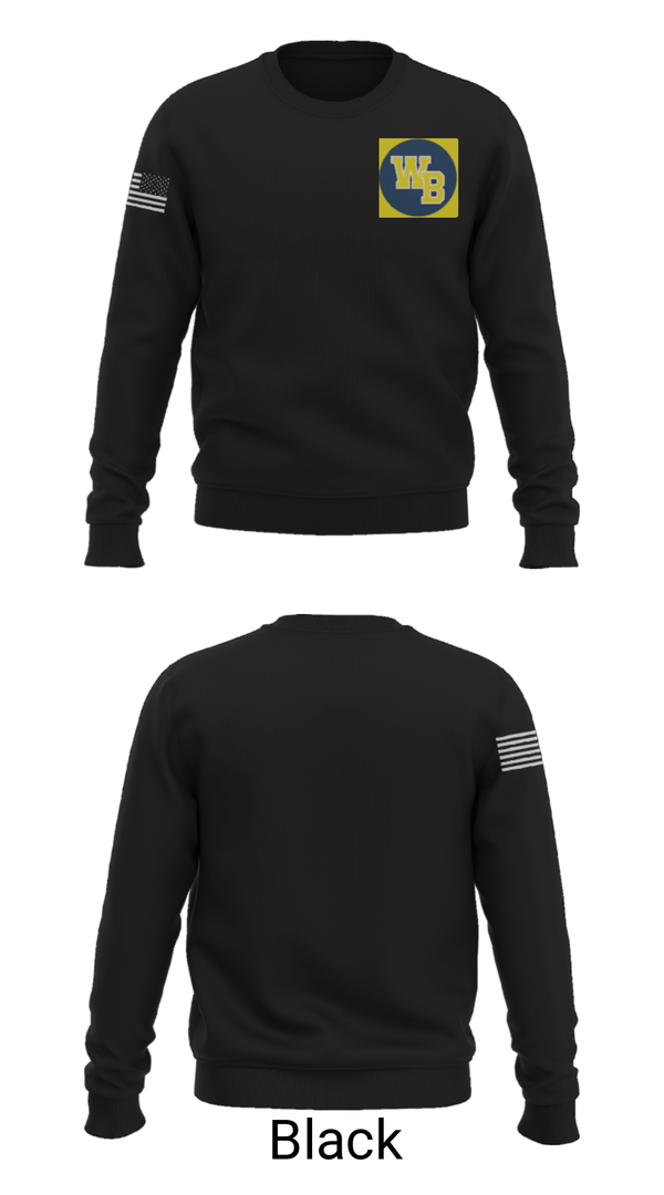 Crew Neck Sweatshirt, West Babylon Junior High School Wrestling, Wrestling, Teamtime, Team time, sublimation, custom sports apparel, team uniforms, spirit wear, spiritwear, sports uniforms, custom shirts, team store, custom team store, fundraiser sports, apparel fundraiser