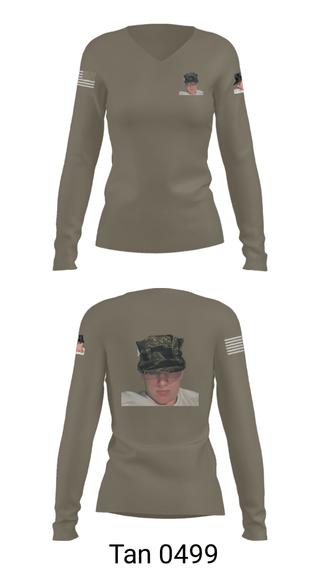 Women's Long Sleeve Vneck Shirt, Airborne division, Air Force, Teamtime, Team time, sublimation, custom sports apparel, team uniforms, spirit wear, spiritwear, sports uniforms, custom shirts, team store, custom team store, fundraiser sports, apparel fundraiser