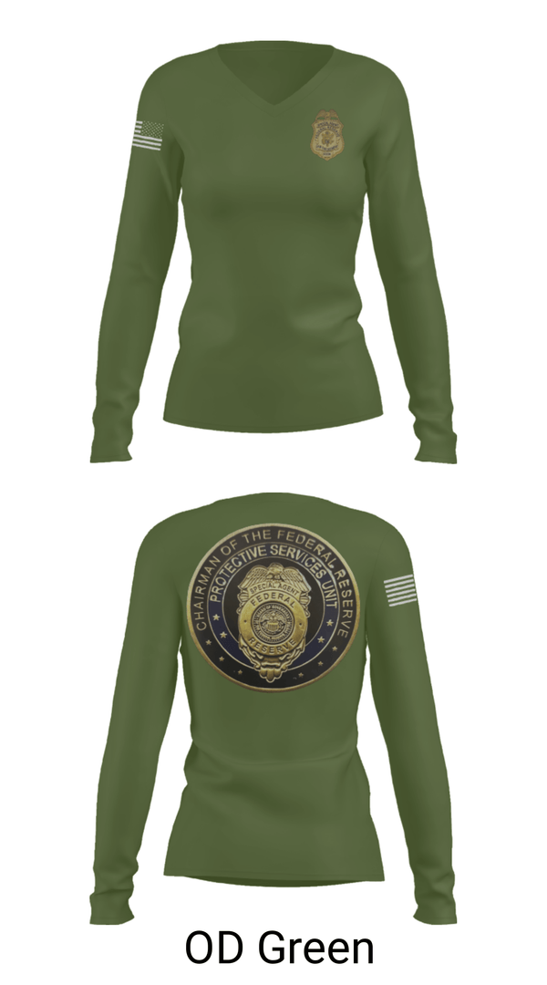 Women's Long Sleeve Vneck Shirt, , Police, Teamtime, Team time, sublimation, custom sports apparel, team uniforms, spirit wear, spiritwear, sports uniforms, custom shirts, team store, custom team store, fundraiser sports, apparel fundraiser