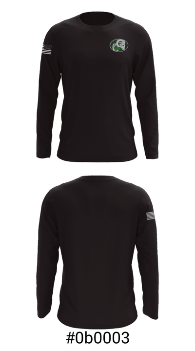 Parkside High School Bands 66765284 Long Sleeve Performance Shirt - 18