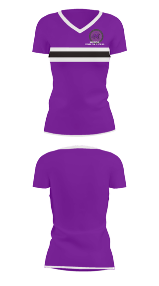 Women's Short Sleeve Vneck Shirt, Mascoutah Elementary School, Spirit Store, Teamtime, Team time, sublimation, custom sports apparel, team uniforms, spirit wear, spiritwear, sports uniforms, custom shirts, team store, custom team store, fundraiser sports, apparel fundraiser