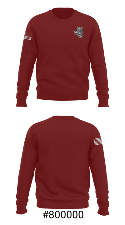 La Pryor High School Basketball 61962309 Crew Neck Sweatshirt - 16