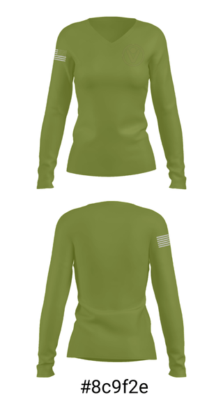 Women's Long Sleeve Vneck Shirt, Vertical Skills Academy, Spirit Store, Teamtime, Team time, sublimation, custom sports apparel, team uniforms, spirit wear, spiritwear, sports uniforms, custom shirts, team store, custom team store, fundraiser sports, apparel fundraiser