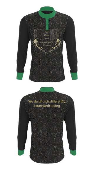 Quarter Zip Jacket, Courtyard Chuch, , Teamtime, Team time, sublimation, custom sports apparel, team uniforms, spirit wear, spiritwear, sports uniforms, custom shirts, team store, custom team store, fundraiser sports, apparel fundraiser