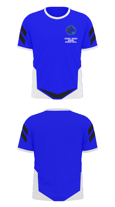 Short Sleeve Performance Polo, Hanby Middle School Basketball, Women's Basketball, Teamtime, Team time, sublimation, custom sports apparel, team uniforms, spirit wear, spiritwear, sports uniforms, custom shirts, team store, custom team store, fundraiser sports, apparel fundraiser