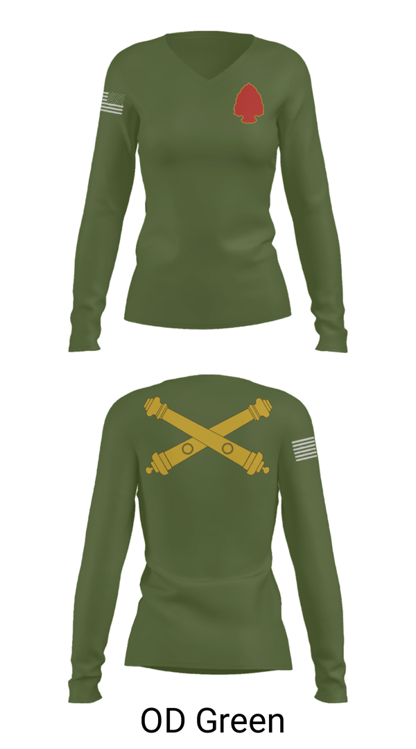 Women's Long Sleeve Vneck Shirt, , National Guard, Teamtime, Team time, sublimation, custom sports apparel, team uniforms, spirit wear, spiritwear, sports uniforms, custom shirts, team store, custom team store, fundraiser sports, apparel fundraiser