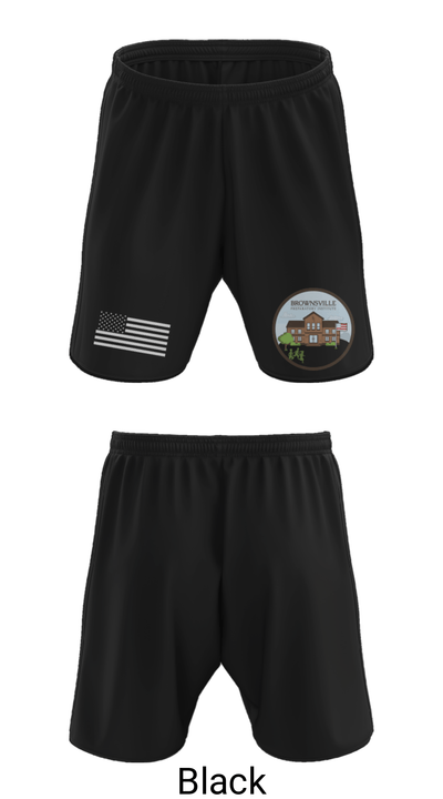 Brownsville Preparatory Institute 8022395 Athletic Shorts With Pockets - 8