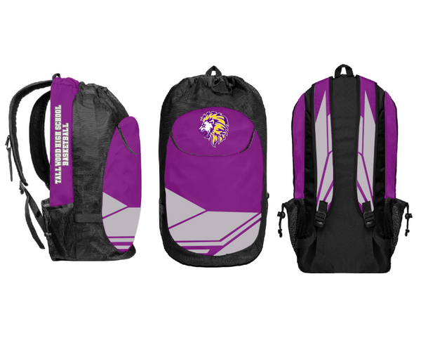 Gear Bag, Tallwood High School Basketball, Men's Basketball, Teamtime, Team time, sublimation, custom sports apparel, team uniforms, spirit wear, spiritwear, sports uniforms, custom shirts, team store, custom team store, fundraiser sports, apparel fundraiser