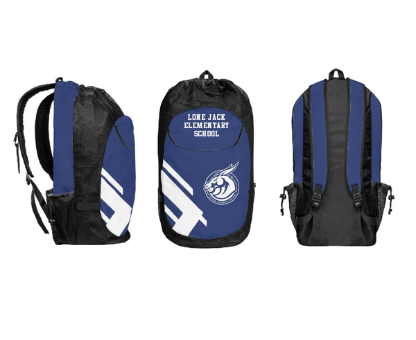 Gear Bag, Lone Jack Elementary School, Spirit Store, Teamtime, Team time, sublimation, custom sports apparel, team uniforms, spirit wear, spiritwear, sports uniforms, custom shirts, team store, custom team store, fundraiser sports, apparel fundraiser