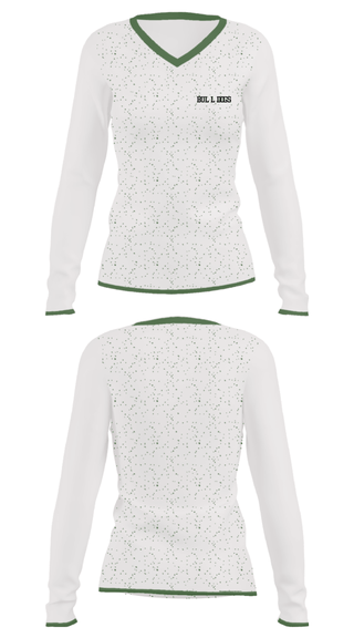 Women's Long Sleeve Vneck Shirt, Bulldogs, Men's Basketball, Teamtime, Team time, sublimation, custom sports apparel, team uniforms, spirit wear, spiritwear, sports uniforms, custom shirts, team store, custom team store, fundraiser sports, apparel fundraiser