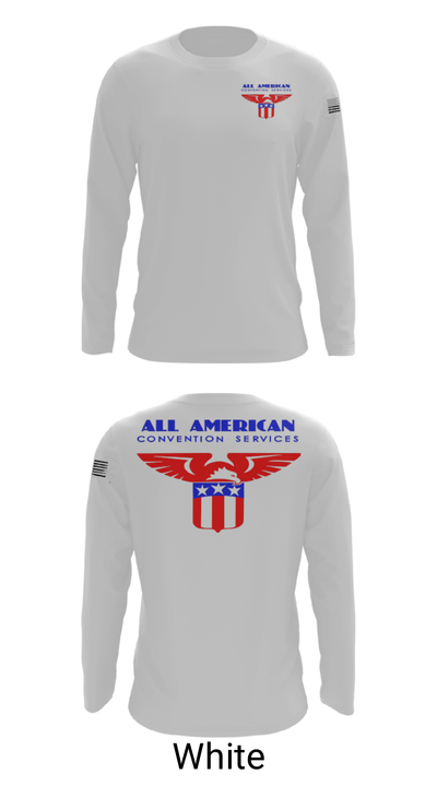 All American Convention Service 91940813 Long Sleeve Performance Shirt - 4