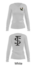 Lawrence Free State High School Gymnastics 53917498 Women's Long Sleeve V-neck Shirt - 6