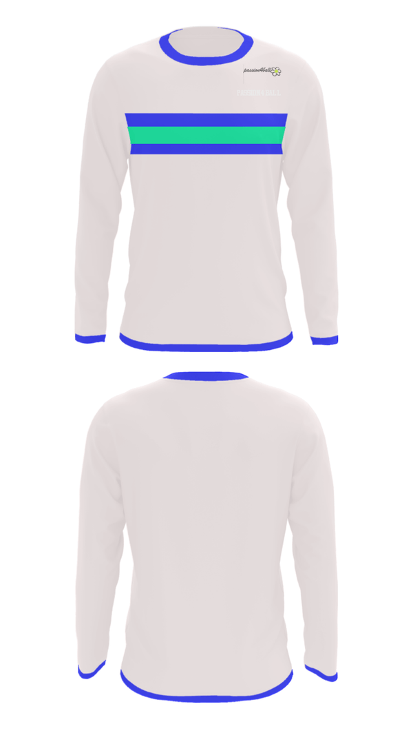 Long Sleeve Performance Shirt, Passion4ball, Tennis, Teamtime, Team time, sublimation, custom sports apparel, team uniforms, spirit wear, spiritwear, sports uniforms, custom shirts, team store, custom team store, fundraiser sports, apparel fundraiser