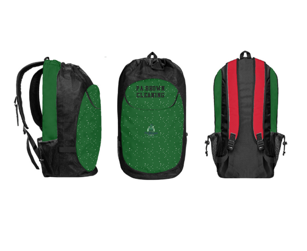 Gear Bag, Pa Brown Cleaning, Men's Soccer, Teamtime, Team time, sublimation, custom sports apparel, team uniforms, spirit wear, spiritwear, sports uniforms, custom shirts, team store, custom team store, fundraiser sports, apparel fundraiser