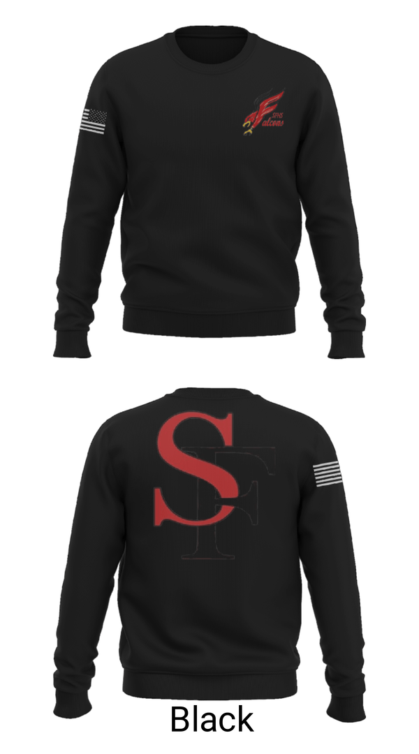 Crew Neck Sweatshirt, Seventy-First Senior High School Basketball, Women's Basketball, Teamtime, Team time, sublimation, custom sports apparel, team uniforms, spirit wear, spiritwear, sports uniforms, custom shirts, team store, custom team store, fundraiser sports, apparel fundraiser