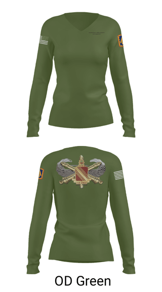 Women's Long Sleeve Vneck Shirt, , Army, Teamtime, Team time, sublimation, custom sports apparel, team uniforms, spirit wear, spiritwear, sports uniforms, custom shirts, team store, custom team store, fundraiser sports, apparel fundraiser