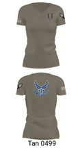 33rd Tactical Fighter Wing 38217245 Women's Short Sleeve V-neck Shirt - 36