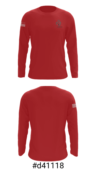 Katy Christian Academy Basketball 14152032 Long Sleeve Performance Shirt - 18
