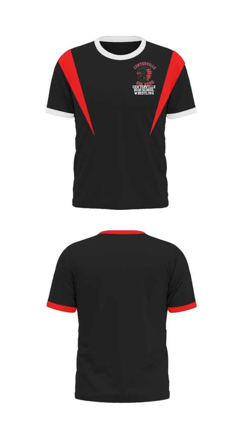 Short Sleeve Performance Shirt, Centerville High School Wrestling, Wrestling, Teamtime, Team time, sublimation, custom sports apparel, team uniforms, spirit wear, spiritwear, sports uniforms, custom shirts, team store, custom team store, fundraiser sports, apparel fundraiser