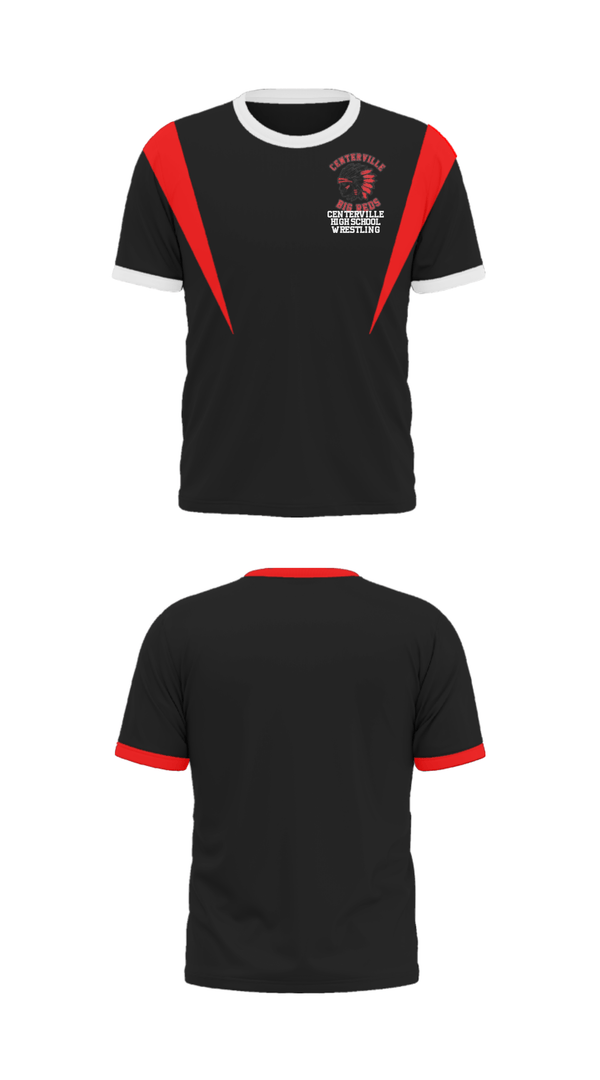 Short Sleeve Performance Shirt, Centerville High School Wrestling, Wrestling, Teamtime, Team time, sublimation, custom sports apparel, team uniforms, spirit wear, spiritwear, sports uniforms, custom shirts, team store, custom team store, fundraiser sports, apparel fundraiser