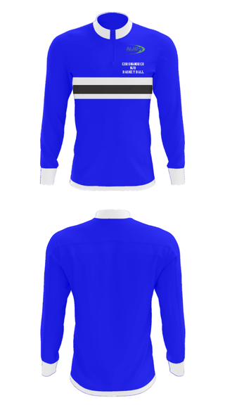 Quarter Zip Jacket, CoronaNorco Njb Basketball, Men's Basketball, Teamtime, Team time, sublimation, custom sports apparel, team uniforms, spirit wear, spiritwear, sports uniforms, custom shirts, team store, custom team store, fundraiser sports, apparel fundraiser