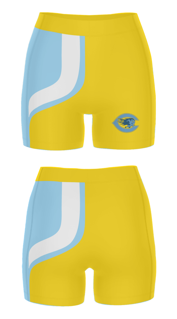 Women's Compression Shorts, Chanute High School Basketball, Women's Basketball, Teamtime, Team time, sublimation, custom sports apparel, team uniforms, spirit wear, spiritwear, sports uniforms, custom shirts, team store, custom team store, fundraiser sports, apparel fundraiser