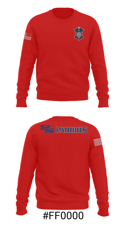 Parkway South High School Wrestling 78198292 Crew Neck Sweatshirt - 16