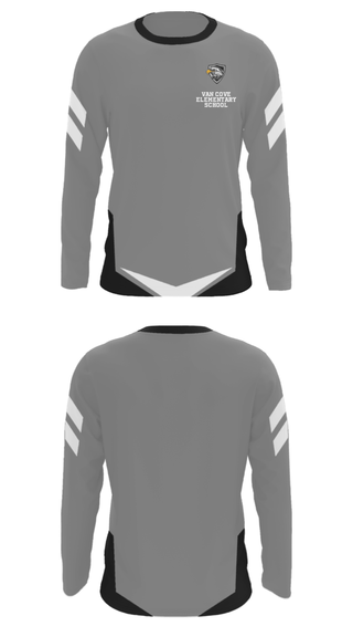 Long Sleeve Performance Shirt, Van Cove Elementary School, Spirit Store, Teamtime, Team time, sublimation, custom sports apparel, team uniforms, spirit wear, spiritwear, sports uniforms, custom shirts, team store, custom team store, fundraiser sports, apparel fundraiser