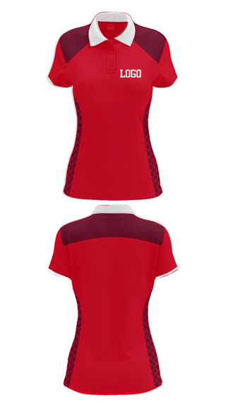 Women's Short Sleeve Performance Polo, ARMSTRONGINC.Est1964, , Teamtime, Team time, sublimation, custom sports apparel, team uniforms, spirit wear, spiritwear, sports uniforms, custom shirts, team store, custom team store, fundraiser sports, apparel fundraiser