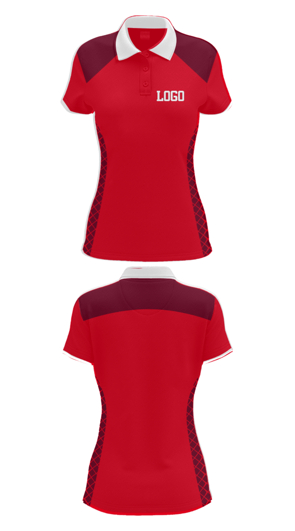 Women's Short Sleeve Performance Polo, ARMSTRONGINC.Est1964, , Teamtime, Team time, sublimation, custom sports apparel, team uniforms, spirit wear, spiritwear, sports uniforms, custom shirts, team store, custom team store, fundraiser sports, apparel fundraiser