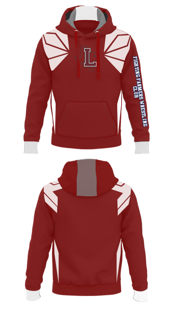 Hoodie, Fighting Farmers Wrestling Club, Wrestling, Teamtime, Team time, sublimation, custom sports apparel, team uniforms, spirit wear, spiritwear, sports uniforms, custom shirts, team store, custom team store, fundraiser sports, apparel fundraiser
