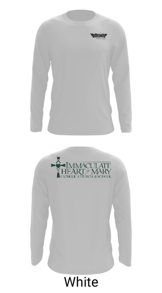 Long Sleeve Performance Shirt, Immaculate Heart Of Mary School, Spirit Store, Teamtime, Team time, sublimation, custom sports apparel, team uniforms, spirit wear, spiritwear, sports uniforms, custom shirts, team store, custom team store, fundraiser sports, apparel fundraiser
